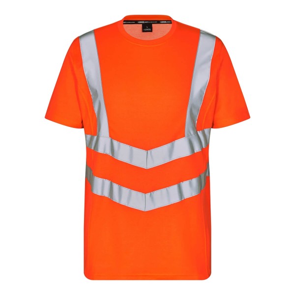 Warnschutz T-shirt S/S Fb. Orange, Gr. 2XL